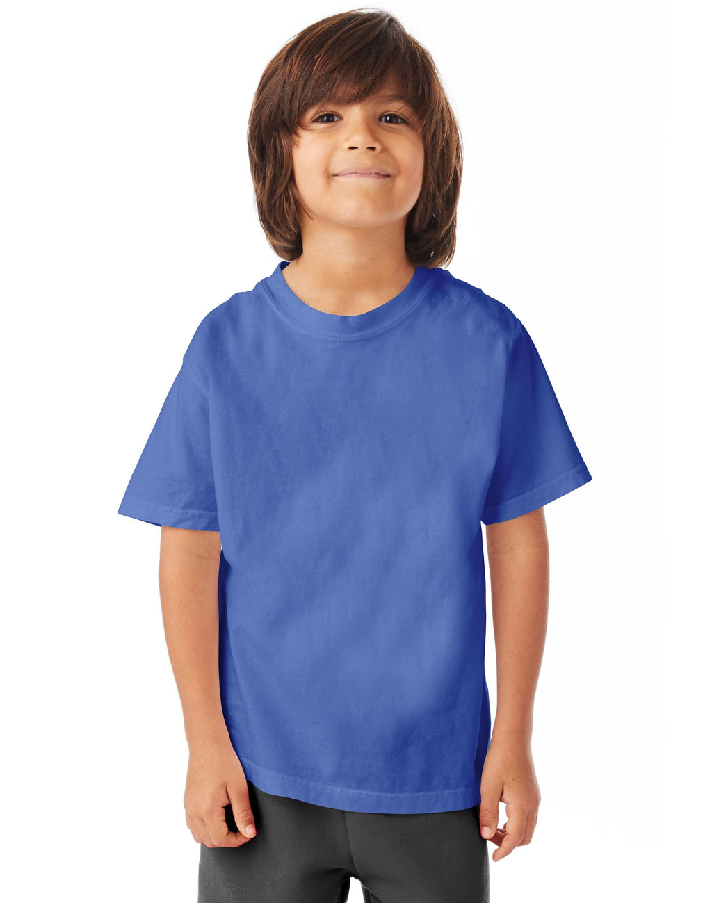 Youth garment-Dyed T-Shirt - BLAcK - XS(D0102H7DXVP)
