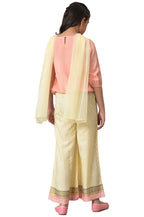 Aurelia GirlS Viscose Top-Semi Flare Palazzo-Dupatta (22Aug10260C-603466_Pink