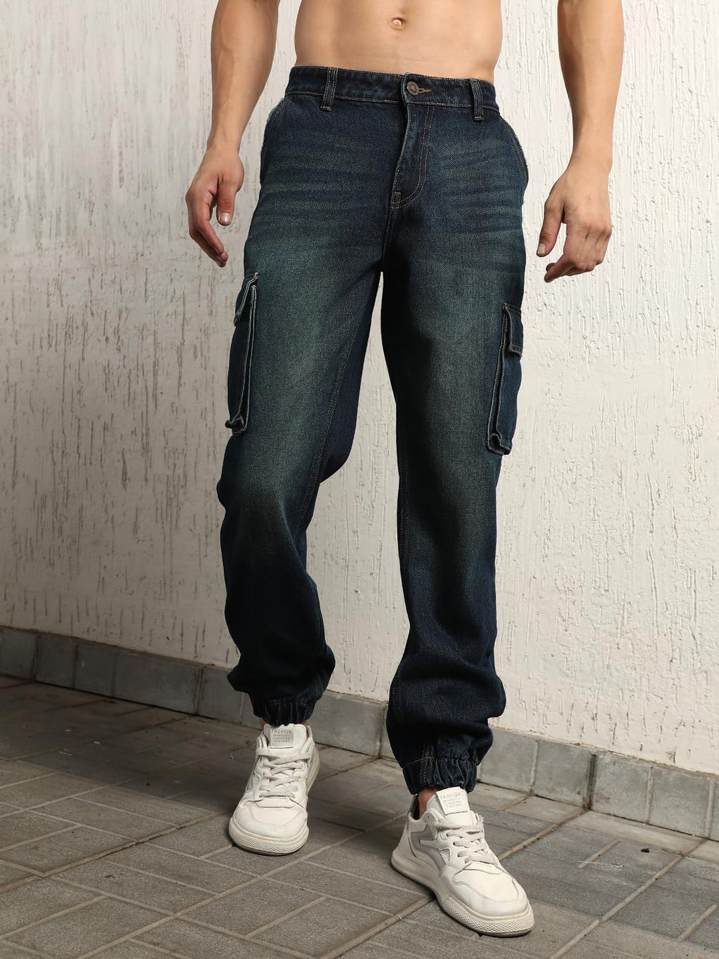 Hubberholme Men Summer Cotton Straight Fit Mid-Rise Jeans 21
