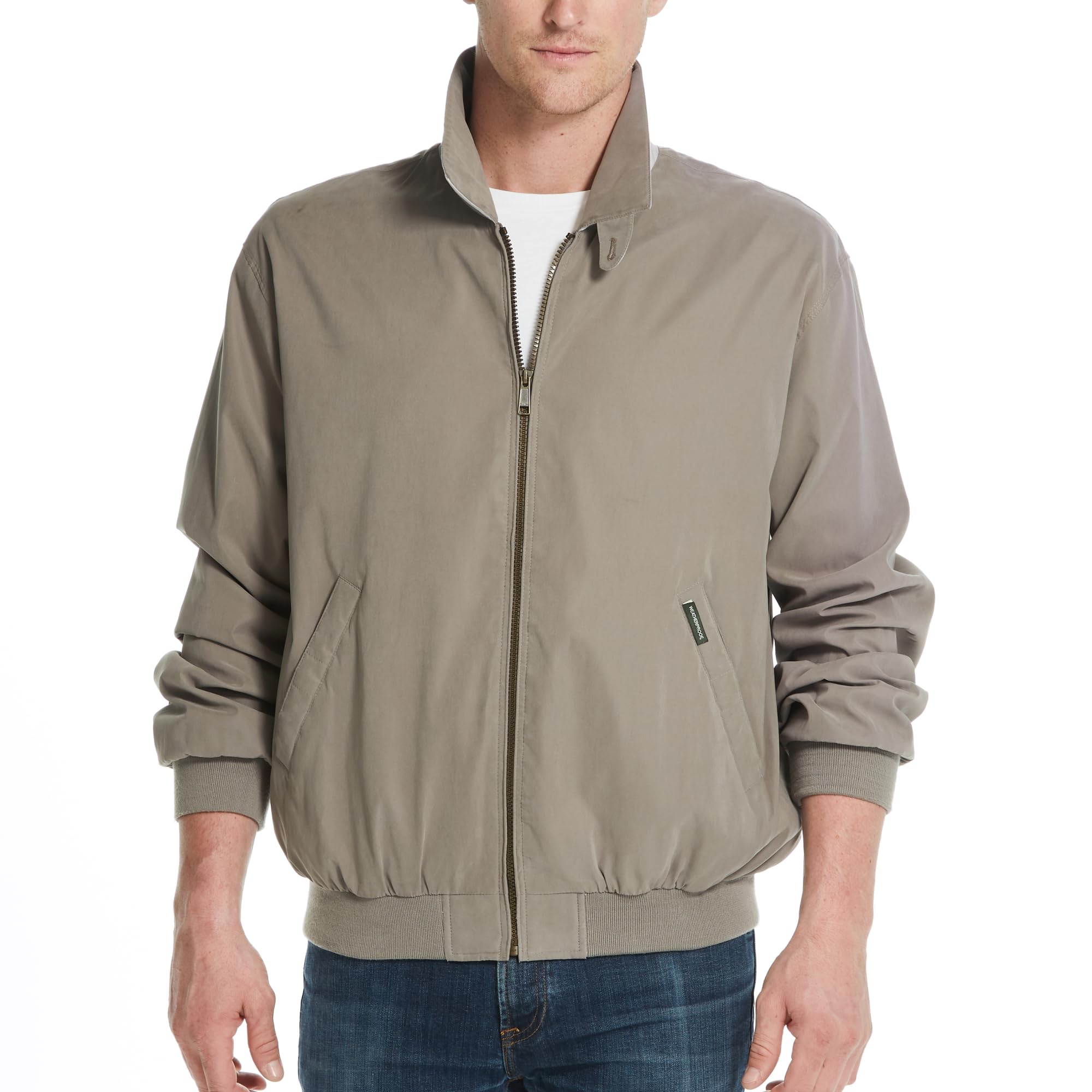 Weatherproof Men's Golf Jacket - Lightweight Windbreaker, Water-Resistant Microfiber Shell, Perfect for Golf & Casual Wear, Will