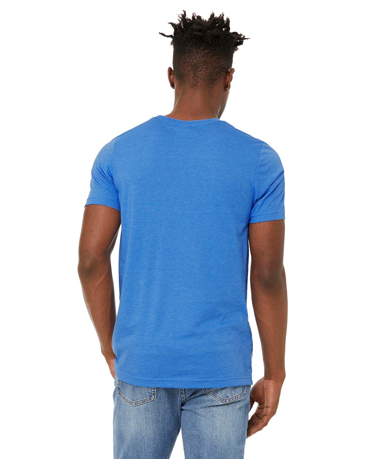 Unisex Sueded T-Shirt - HEATHER RED - XS(D0102H7KPPT)