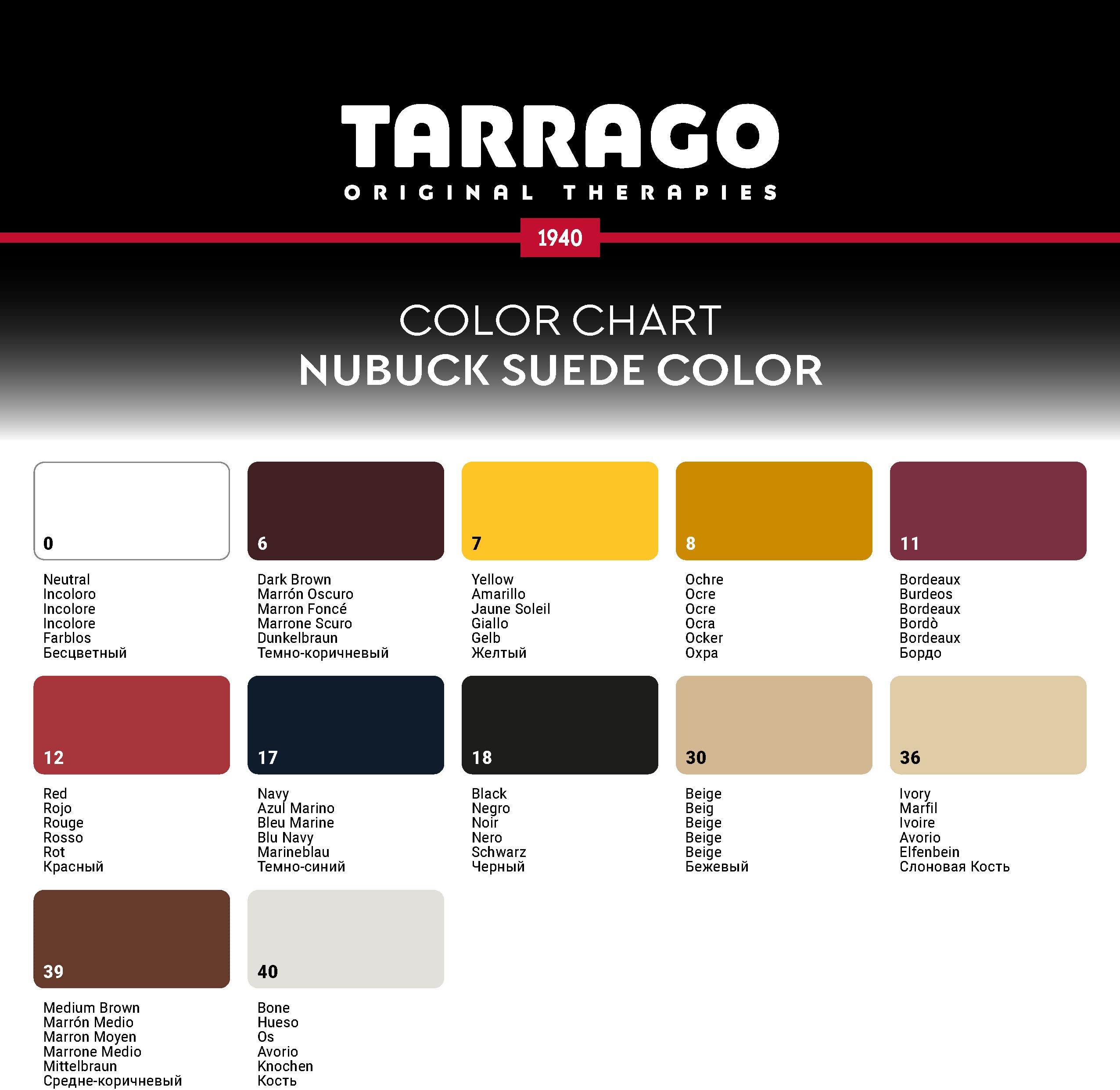 Tarrago Nubuck Suede Colour Renovator - Renews Color of Suede & Nubuck Footwear - Contains Synthetic Polymer and Vegetal Oil - S