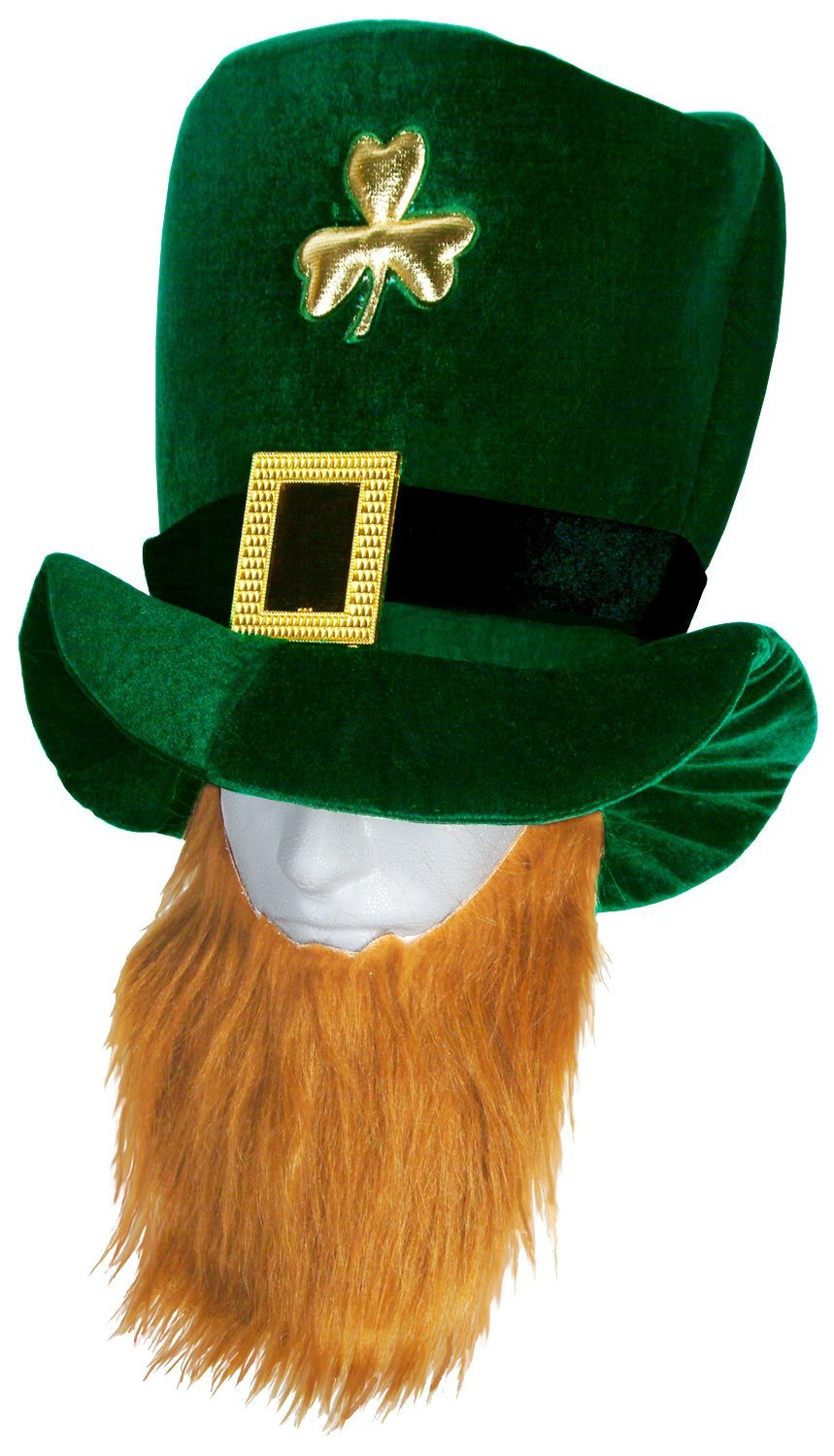 Plush Leprechaun Hat w/Beard