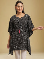 Tee Projekt Casual Crepe Kimino Sleeves WomenS Kaftan Dress Ll Elegant Casual & Everyday Kurta (Pack Of 3)