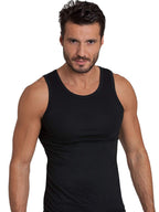 BASIC COTTON Free Spirit Premium Quality Cotton Men's Muscle Tank Top. Proudly Made in Italy (987)
