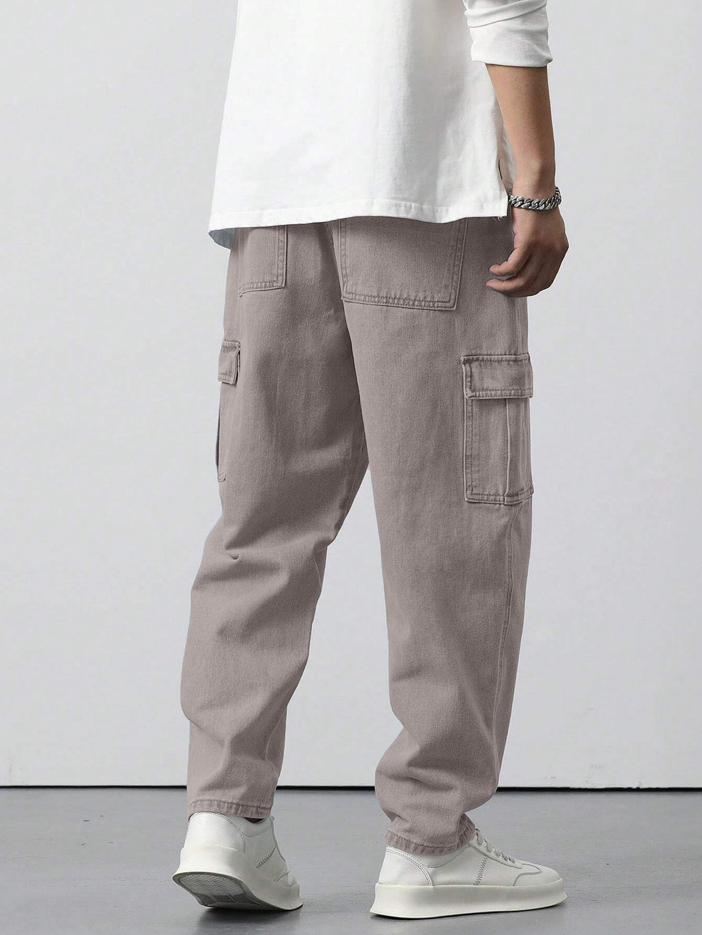 Men Loose Fit Mens Flip Pocket Cargo || Mens Stylish Cotton Loose Fit Denim Cargo Jeans || Multi-Pocket Styling || Perfect for