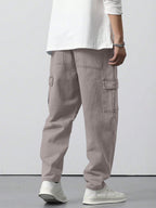 Men Loose Fit Mens Flip Pocket Cargo || Mens Stylish Cotton Loose Fit Denim Cargo Jeans || Multi-Pocket Styling || Perfect for