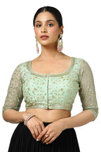 Soch Women Net Embellished Short Sleeve Regular Fit Blouse