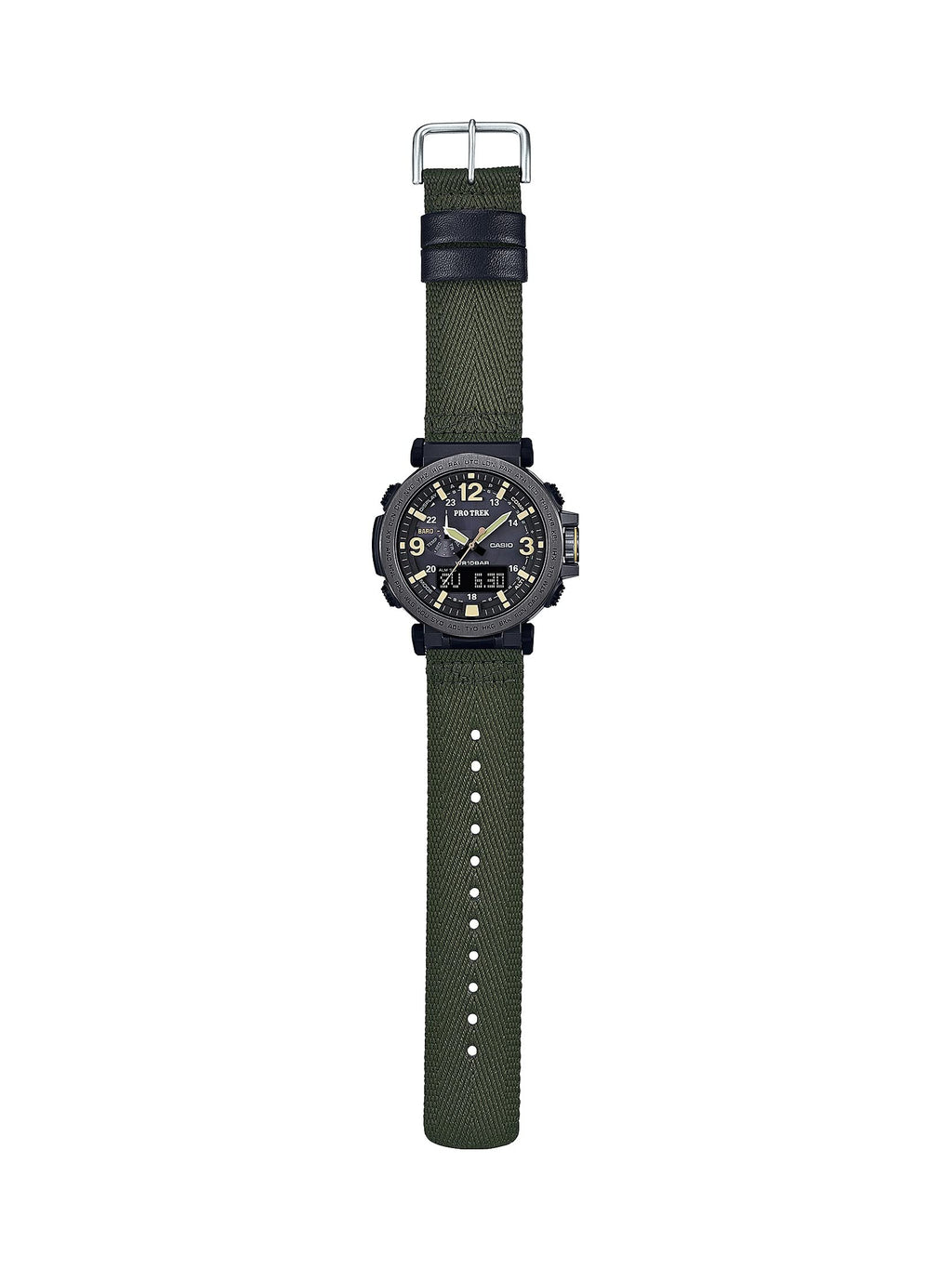 Casio Men's PRG-600YB-3CR PRO TREK Analog-Digital Display Quartz Green Watch (PRG600YB-3)