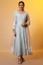 Aurelia WomenS Rayon Kurta Set (24Fed10603_Blue
