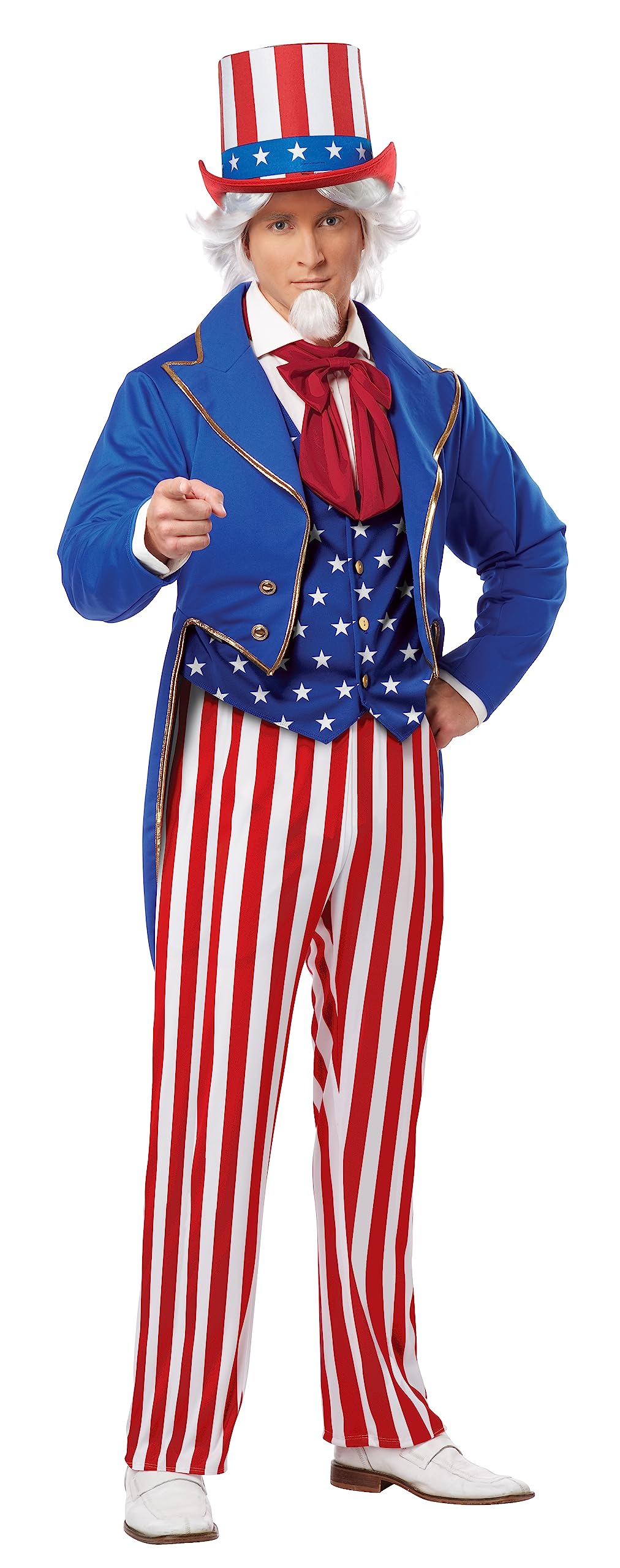 California Costumes Deluxe Uncle Sam Costume, Large
