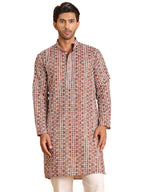 Jompers Mens Embroidered & Printed Kurta