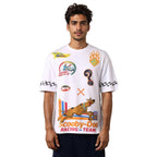 The Indian Garage Co Mens Warner Bros. Collection Boxy Fit Scooby Doo Crew Neck T-Shirt