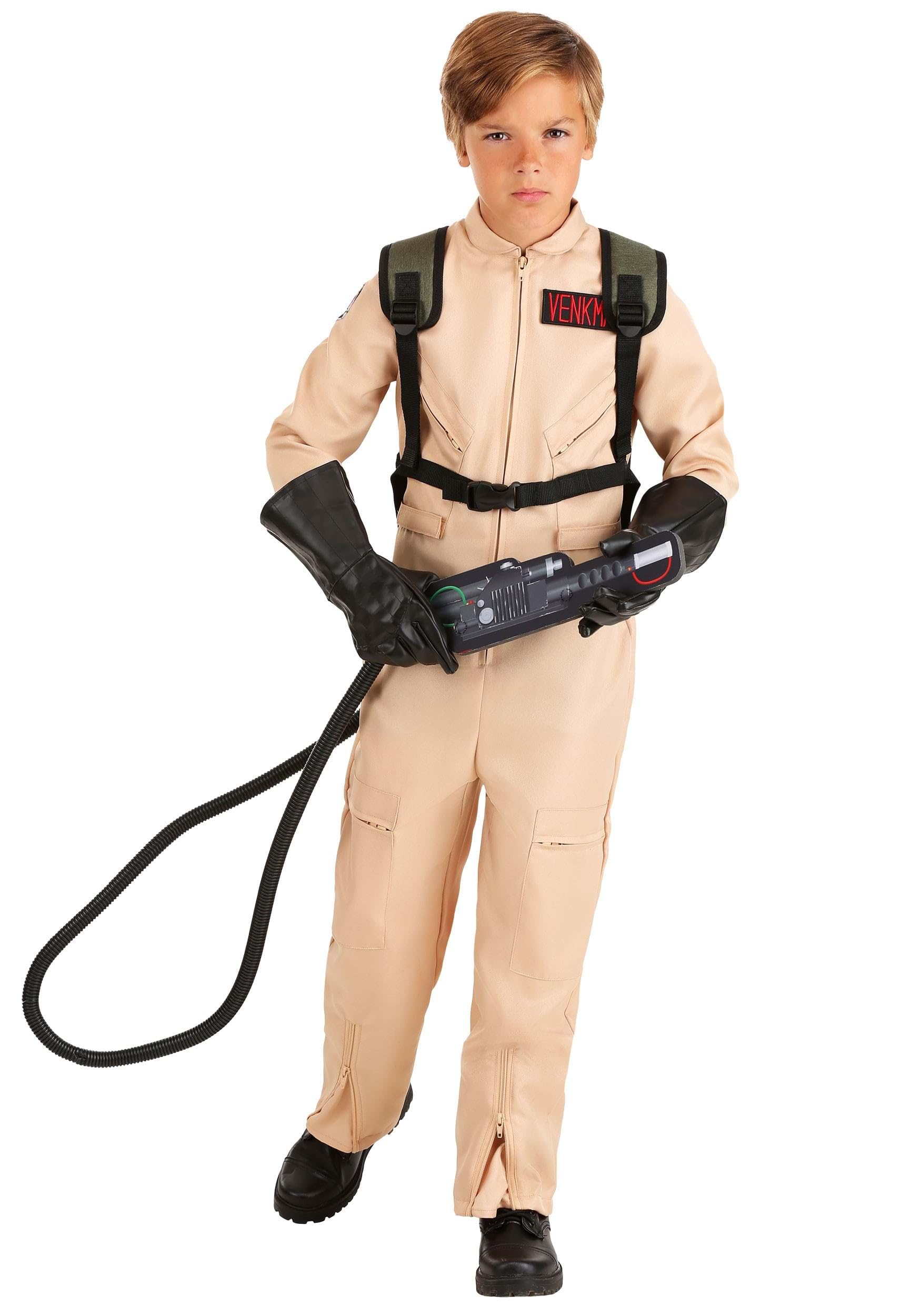 Fun Costumes Kid's Ghostbusters Costume with Proton Pack Accessory, Ghostbusters Jumpsuit, Officially Licensed Outfit for Hallow