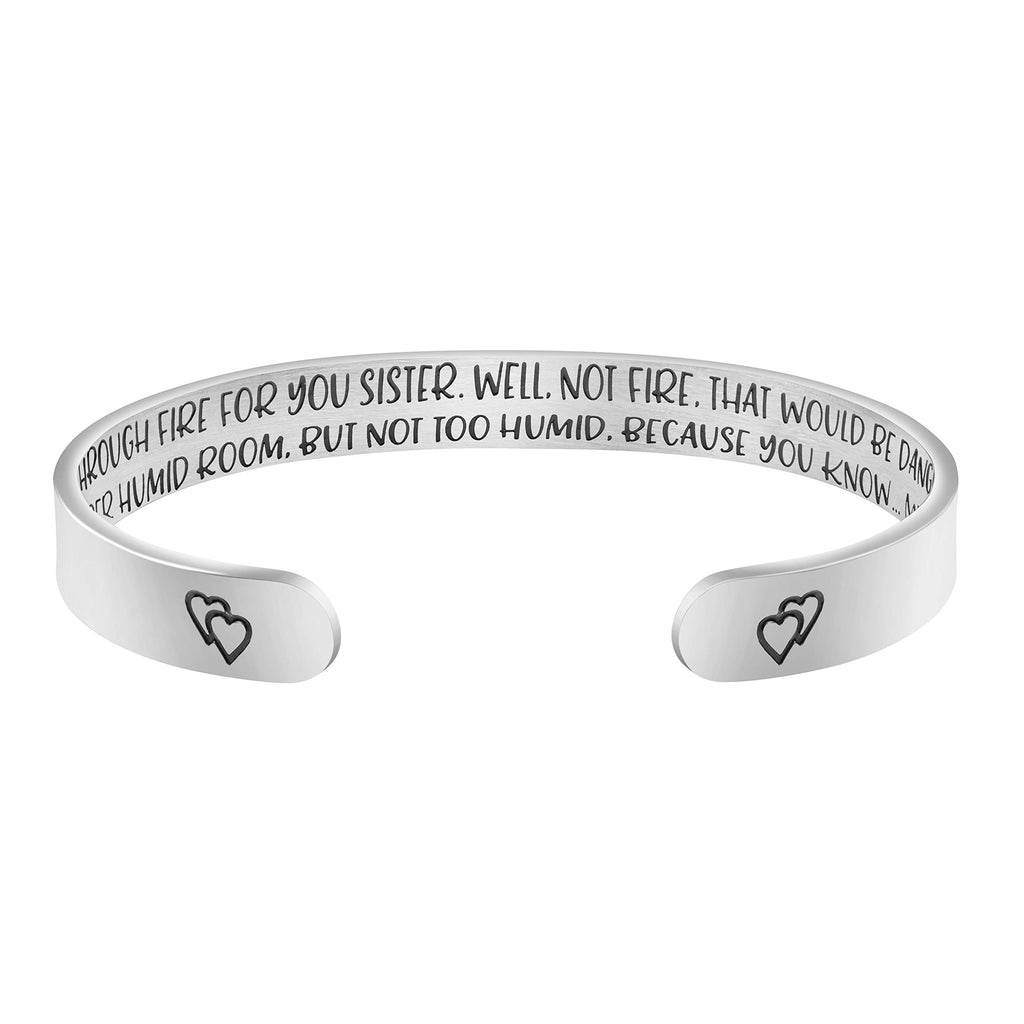 Sisters Gifts from Sister Birthday Gift Ideas for Sister Bracelet for Girls Bracelets Big Sister Jewelry Personalized Engraved S