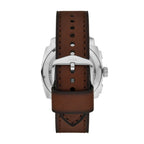 Fossil Men's Machine Chronograph Brown Leather Watch