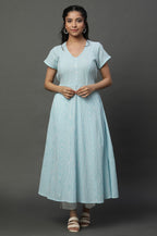 Aurelia WomenS Cotton Regular Kurta (24Fea14806-704874_Blue