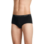 Jockey Mens Underwear classic Low Rise Brief - 3 Pack, Black, 36