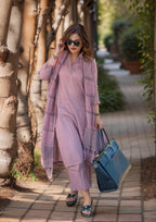 ANNI DESIGNER Womens Rayon Blend Solid Straight Kurta with Pant & Dupatta (Raja Saab Purple-VKS07_S_Purple_Small)