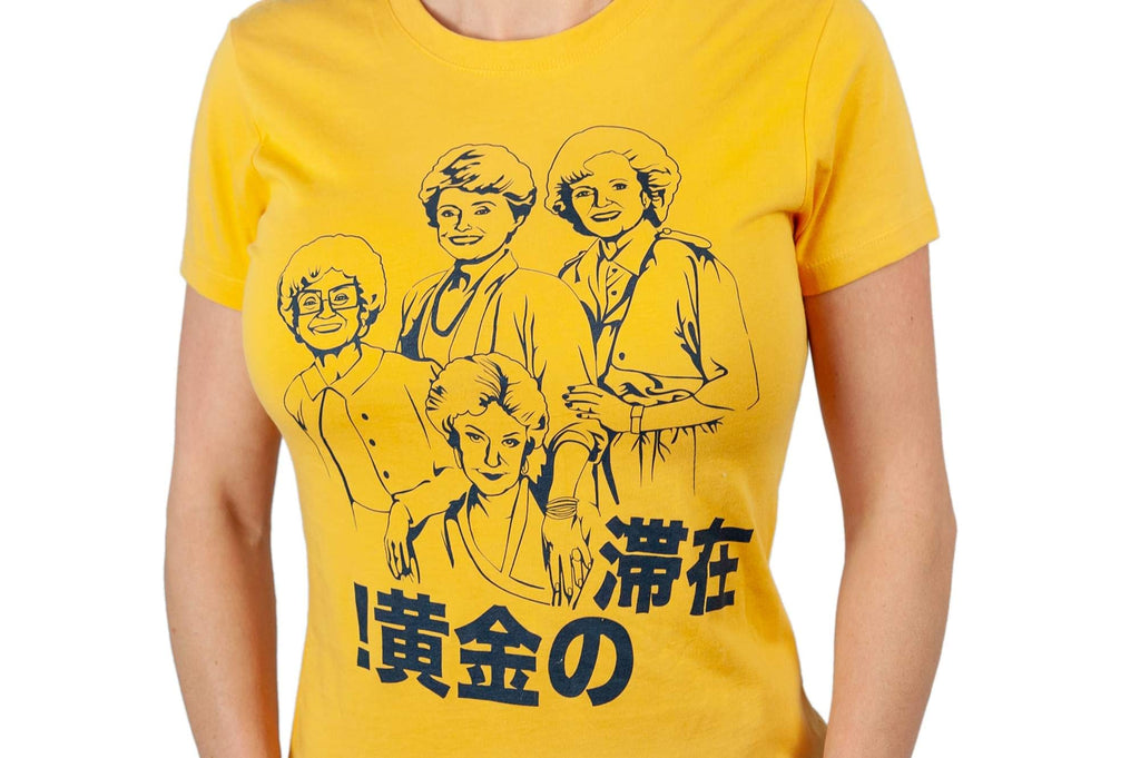 The Golden Girls 'Stay Golden Japan!' Women's Mustard T-Shirt | Large