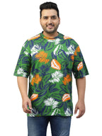 Veirdo Men's 100% Cotton Regular Fitall Over Floral Camflauge Printed T-Shirt