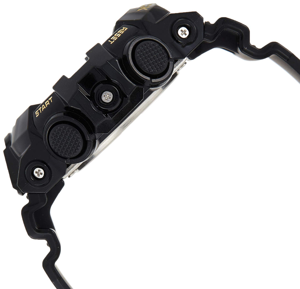 Casio Men's 'G Shock' Quartz Resin Casual Watch, Color:Black (Model: GA-710GB-1ACR)