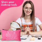 20 Pieces Cosmetic Bag for Women, Roomy Makeup Bags with Zipper Toiletry Bag Pouch Travel Packing Accessory Organizer Gifts, 7 x