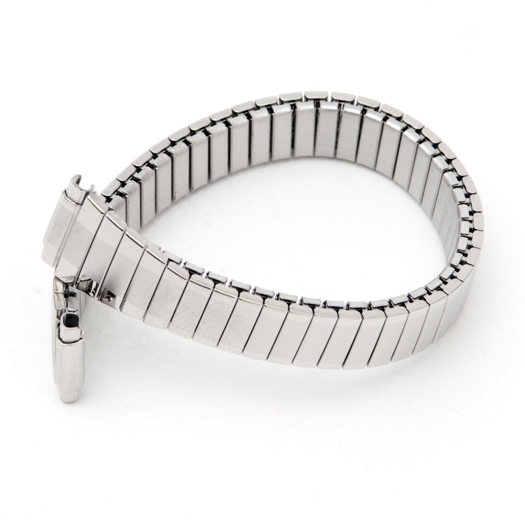 Voguestrap TX666W Allstrap 11-14mm Silver Long-Length Tapered Expansion Watchband