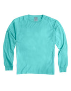 Unisex garment-Dyed Long-Sleeve T-Shirt - BLAcK - S(D0102H7K6ZT)