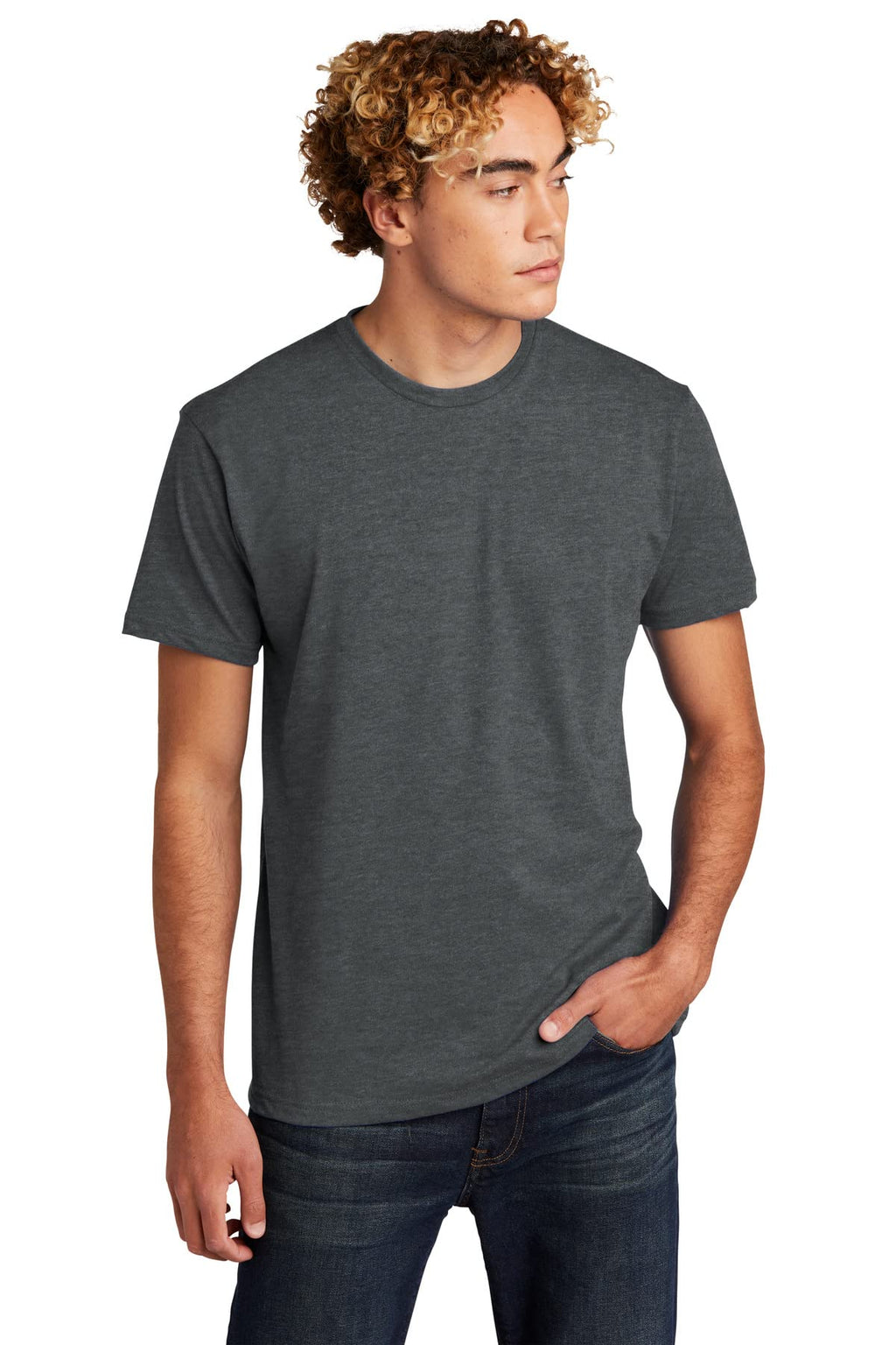 Unisex cVc crewneck T-Shirt - WHITE - 5XL(D0102HI90SU)