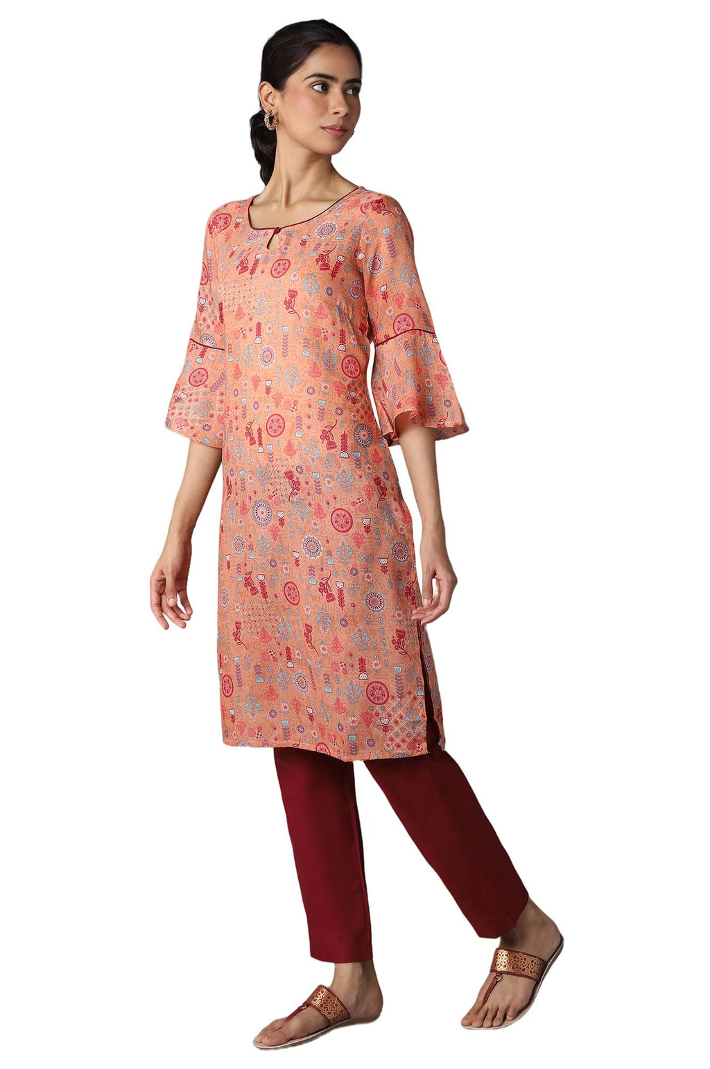 Aurelia Polyester Womens Kurta With Trouser Set