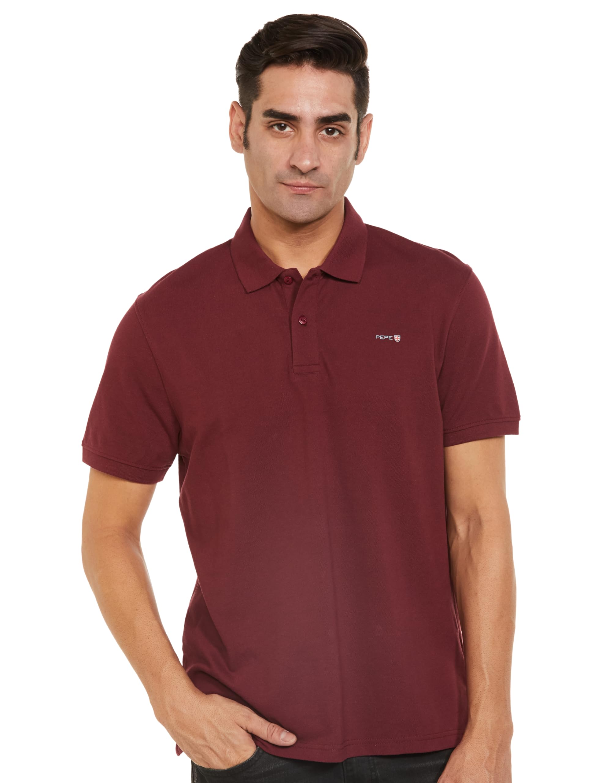 MenS Maroon Polo Shirt