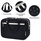 Narwey Toiletry Bag Women Large Makeup Bag Organizer Travel Cosmetic Bag for Toiletries Essentials Accessories (Black)
