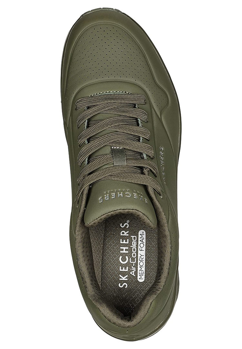 Skechers Men's UNO-Stand ON AIR Sneaker, Green, 10