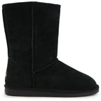 Lamo Sheepskin P909W-BLK-6 Womens Classic 9 in. Boot  Black - Size 6