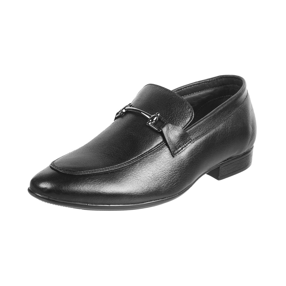 Mochi Mens Leather Black Moccasin (Size (7 UK (41 EU)) 7-41