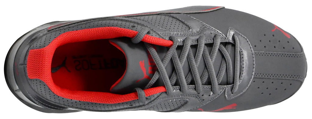 PUMA Men's Tazon 6 FM Shoes, Quiet Shade/High Risk Red, 10 M