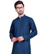 Jompers Mens Sequins Chikankari Kurta