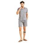 Sweet Dreams Men Prined Front Open Cords Set