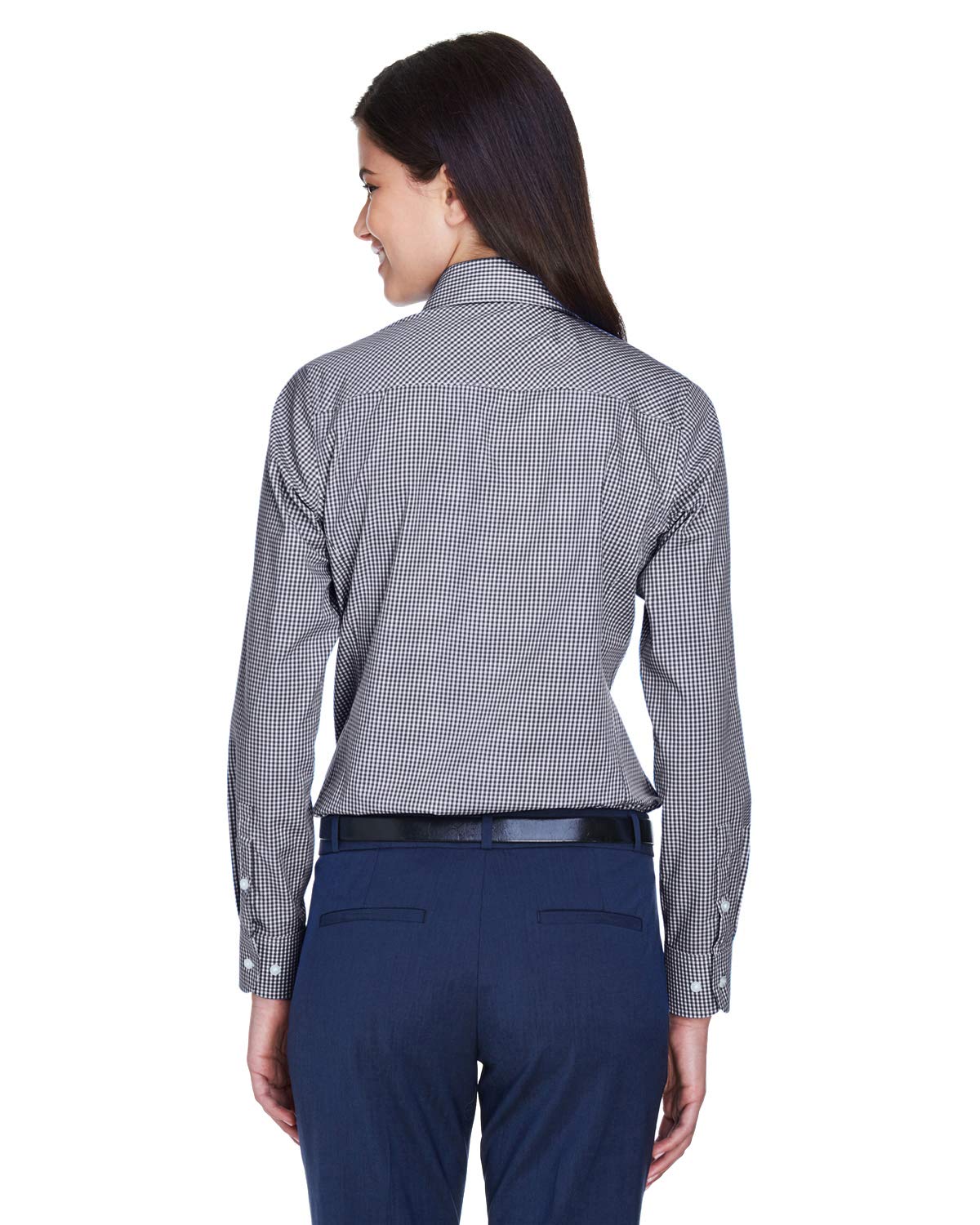 Ladies crown Woven collectioningham check - SILVER - S(D0102H7YEFX)