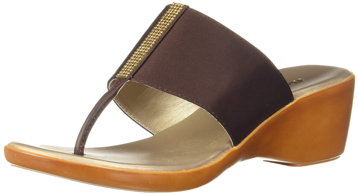 Bata girls Shimmer Brown Slipper  4 UK (7714856) 4