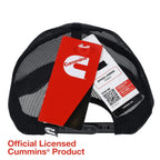 Cummins Trucker Hat CMN34732 Mens and Womens Mesh Back Baseball Cap Snapback Cummins Trucker Hat Diesel Tech Ball Cap - Red