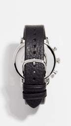 Emporio Armani Men's Chronograph Black Leather Watch (Model: AR11143)