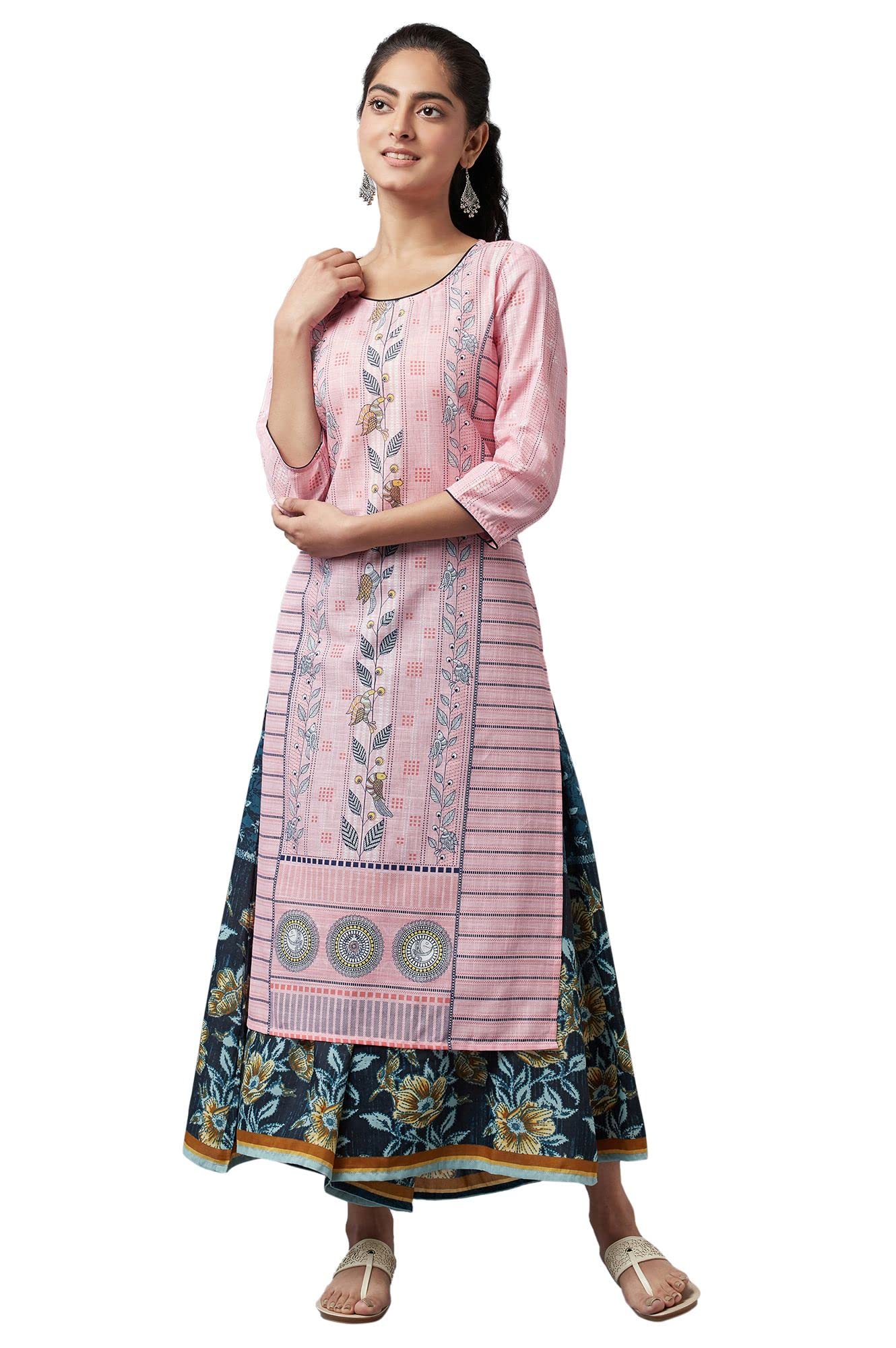 Aurelia WomenS Yellow Modern Ethnic Kurta