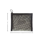patu Zipper Mesh Bags, Size L / A5, 5 Pieces, Beauty Makeup Cosmetic Accessories Organizer, Travel Toiletry Kit Set Storage Pouc