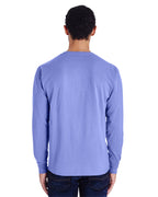 Unisex garment-Dyed Long-Sleeve T-Shirt - BLAcK - S(D0102H7K6TT)