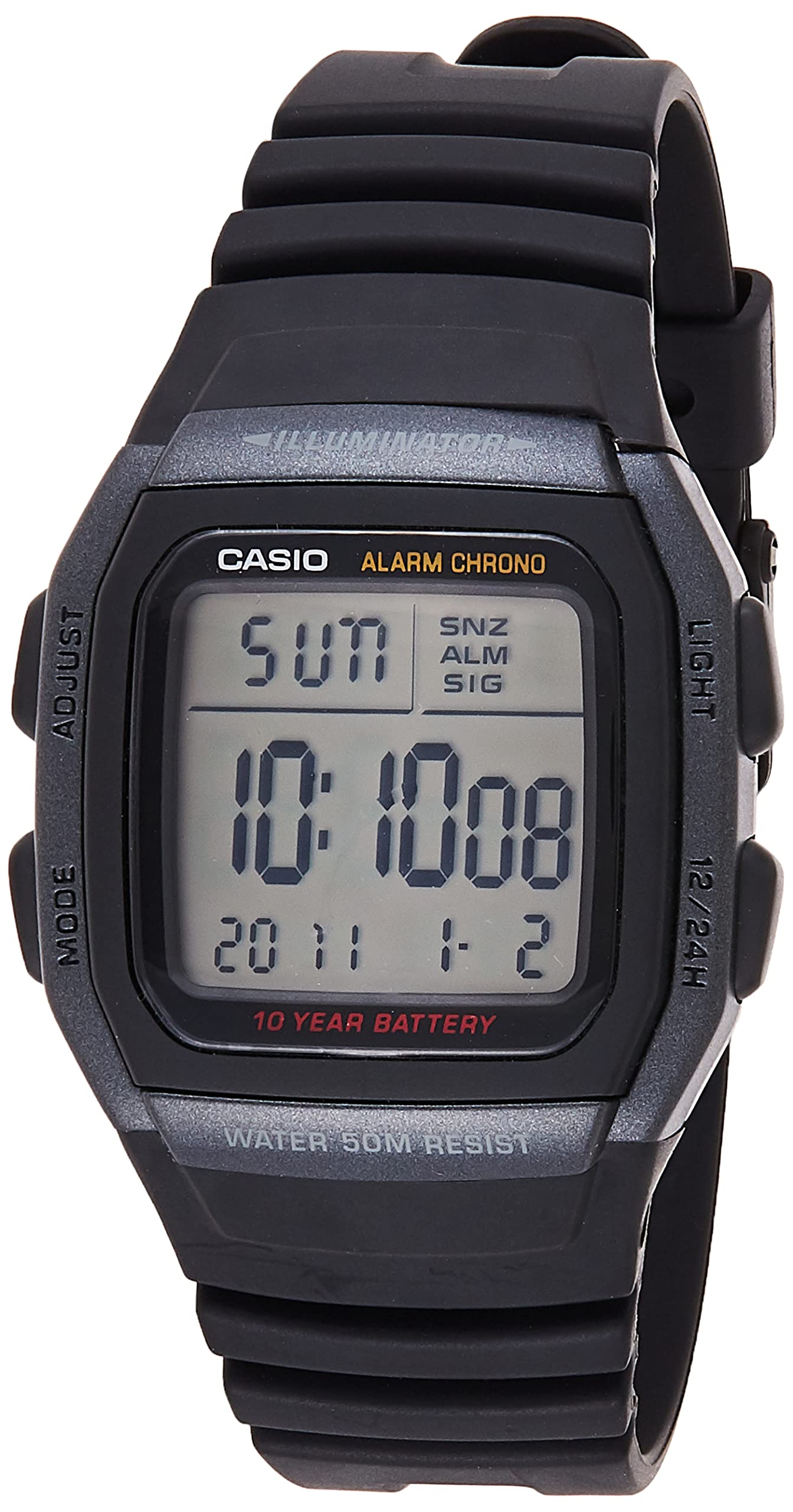 Casio Men's W96H-1BV Classic Sport Watch