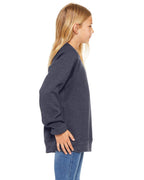 Youth Sponge Fleece Raglan Sweatshirt - BLAcK - S(D0102H7KASP)