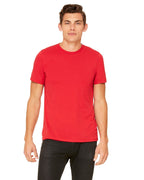 Unisex Poly-cotton Short-Sleeve T-Shirt - BERRY - S(D0102H7W0ZJ)