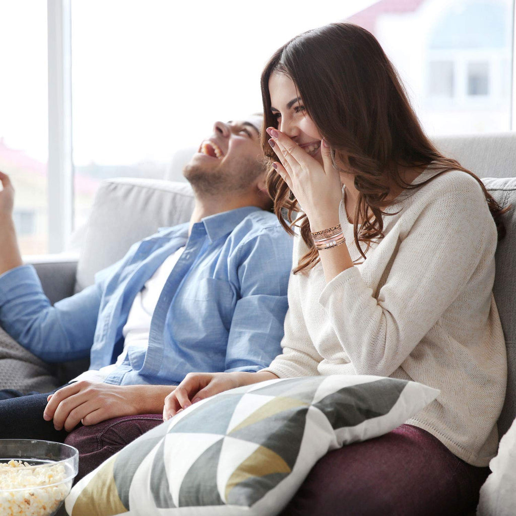 Gifts for Teenage Girls, Inspirational Leopard print rose gold leather Wrap Boho Bracelets for Women,Easter Christmas Birthday J